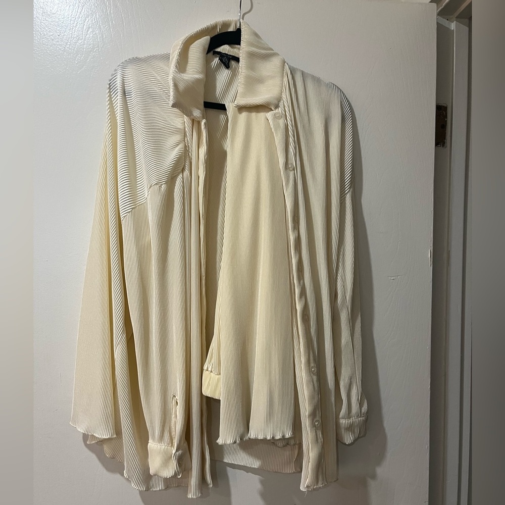 forever 21 plisse set